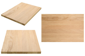 Solid oak laminated board, premium quality, set of 3 photos