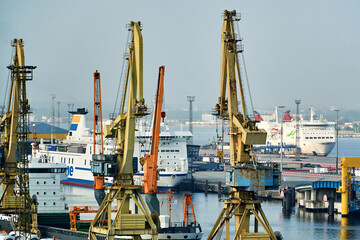 industrial harbour scenery