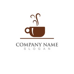 Obraz na płótnie Canvas Coffee Logo Template vector