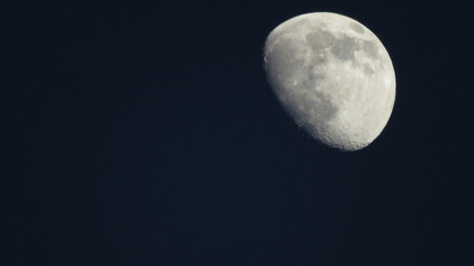 Closeup of full moon, taken on 10 march