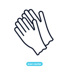 gloves icon. gloves symbol template for graphic and web design collection logo vector illustration