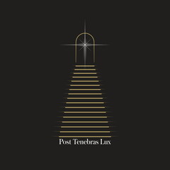 Christian illustration. Light After Darkness. Adopted as the motto of the entire Protestant Reformation