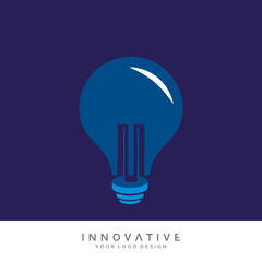 Light bulb with dumbbell icon. custom vector logo design template idea.