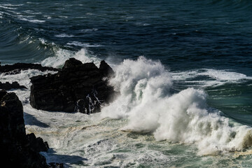 Coast of Galicia in Spain 