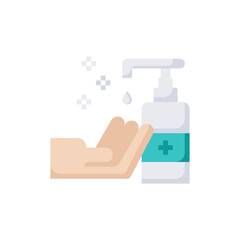 Hand Sanitizer Icon vector illustration