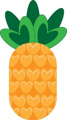 Lovely pineapple illustration