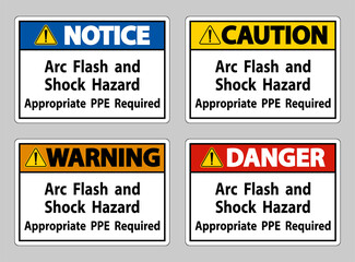 Arc Flash And Shock Hazard Appropriate PPE Required