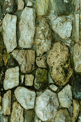 stone pattern gray cobblestone uneven and old background vertical