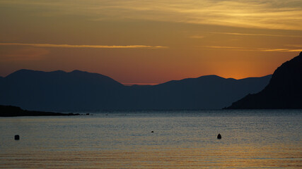 Sunset in Aigina