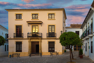 Spain, Ronda streets in historic city center