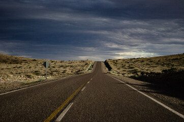 road to the desert
