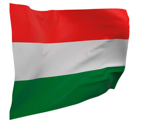 Hungary flag isolated