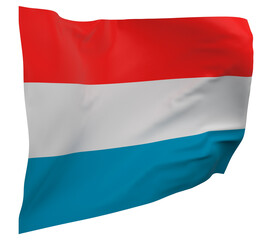 luxembourg flag isolated