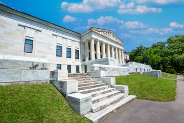 Fototapeta na wymiar Buffalo History Museum, the building was designated a National Historic Landmark