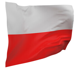 Poland flag isolated