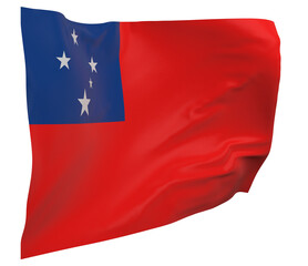 Samoa flag isolated