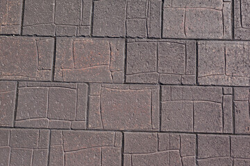 公園の歩道の敷石
