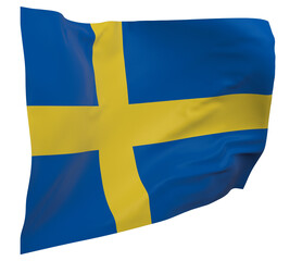 Sweden flag isolated