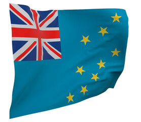 Tuvalu flag isolated