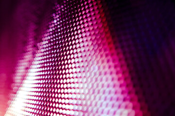 CloseUp LED blurred screen. LED soft focus background. abstract background ideal for design.