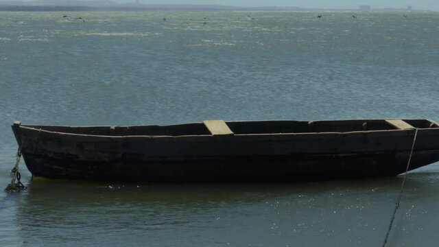 Mar, canoa 