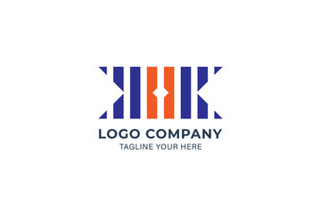 Logo abstract shape concept, modern colorful logo design. Flat Vector Logo Design Template Element.