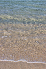 waves on the beach