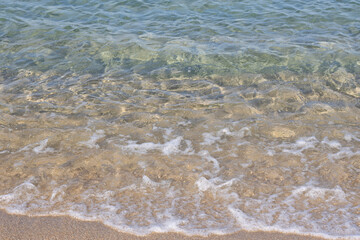waves on the beach