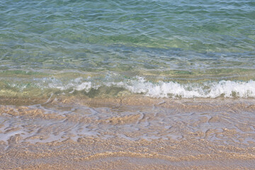 waves on the beach