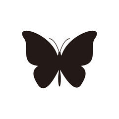 Butterfly vector icon illustration sign
