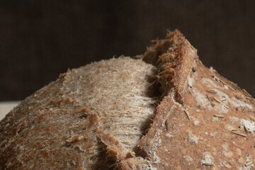 Crusty rosemary oregano sourdough bread
