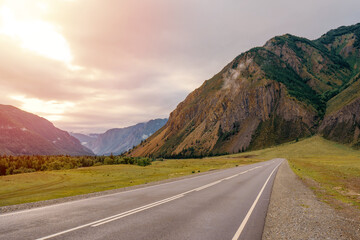 Fototapeta premium road in the mountains
