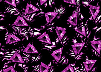 abstract seamless leopard print texture design	
