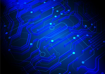 Circuit technology background with hi-tech digital data