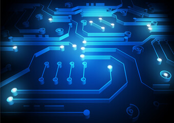 Circuit technology background with hi-tech digital data