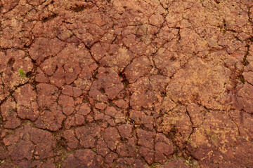Red Clay walls texture for background
