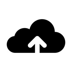 arrow upload file icon vector