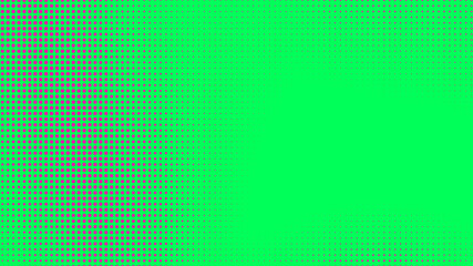 Dots halftone green pink color pattern gradient texture with technology digital background. Pop art comics with nature graphic design.