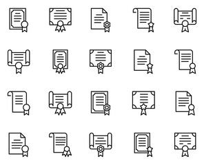 Digestion icon set. Collection of high-quality black outline logo for web site design and mobile apps. Vector illustration on a white background.