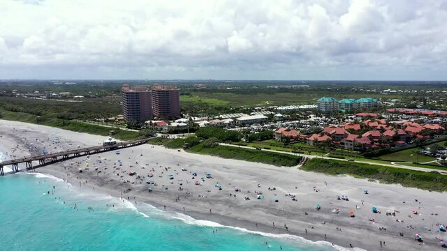 Florida Juno Beach aerial video