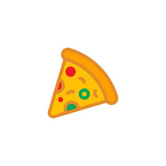 Pizza icon design template vector illustration