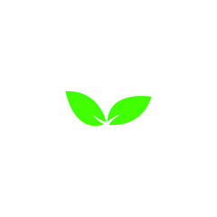 Logos of green leaf ecology nature element vector icon