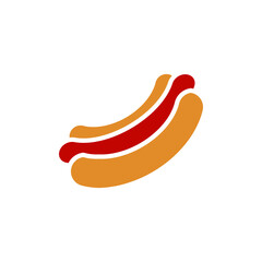 Hot dog icon design template vector illustration