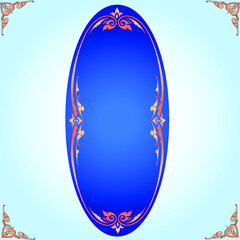 Vector illustration. Thai art pattern or Line Thai background wallpaper design texture.