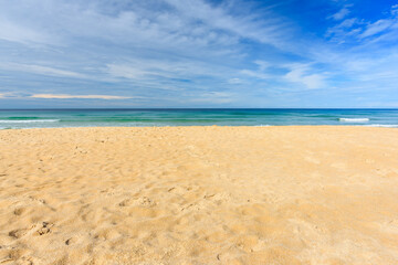 Beautiful beach and tropical sea at phuket, Thailand.