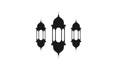 Garden lamp vector design