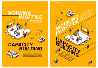 Capacity building by working in office