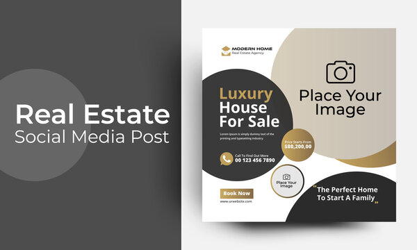 Real Estate Sale Social Media Banner Template