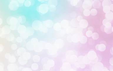 Colorful abstract background with pastel bokeh lights for background and wallpaper