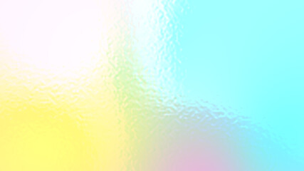 Abstract blue pink and yellow light neon fog soft glass background texture in pastel colorful gradation.